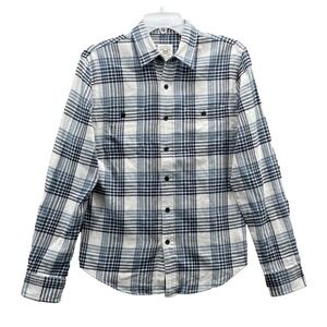 True Craft Flannel Shirt Men's Small Plaid Workwear Cowboy Southern Rodeo Cabin